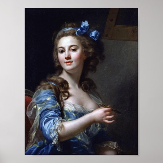 Marie-Gabrielle Capet : Selbstportrait (1783) Poster (Vorne)