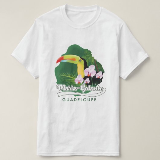 Marie Galante Guadeloupe Logo T-Shirt (Design vorne)