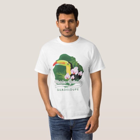 Marie Galante Guadeloupe Logo T-Shirt (Vorne ganz)
