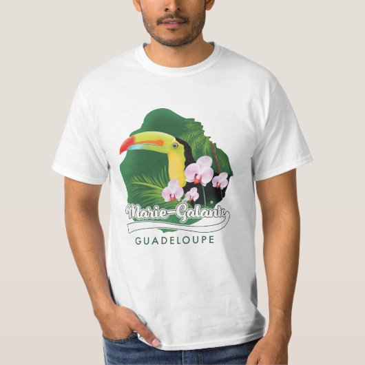 Marie Galante Guadeloupe Logo T-Shirt (Vorderseite)