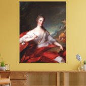 Marie-Geneviève Boudrey von Jean-Marc Nattier Leinwanddruck (Insitu (Wohnzimmer))