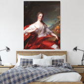 Marie-Geneviève Boudrey von Jean-Marc Nattier Leinwanddruck (Insitu (Schlafzimmer))