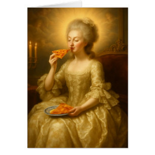 Marie isst Pizza Digitale Kunst