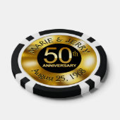 Marie & Jerry 50th Anniv 1968 Casino-Chip Pokerchips (Einzeln)