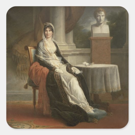 Marie-Laetitia Ramolino 1803 Quadratischer Aufkleber (Vorderseite)