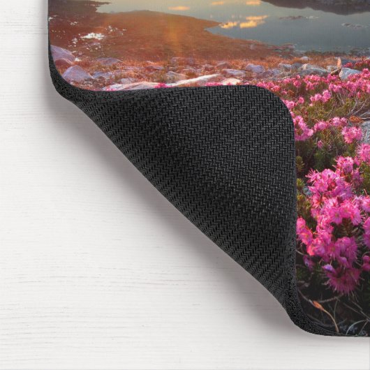 Marie Lakes Sunrise - John Muir Trail - Ansel Adam Mousepad (Ecke)