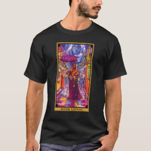 Marie Laveau Justice Tarot Card Voodoo Rot e Loung T-Shirt