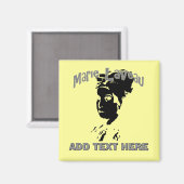 Marie Laveau Magnet (Vorderseite/Rückseite)