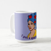 Marie Laveau setzte ich einen Bann auf Sie Kaffeetasse (Vorderseite Links)