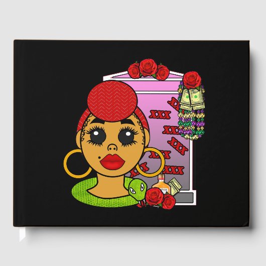 Marie Laveau und Tomb Gästebuch (Vorderseite)