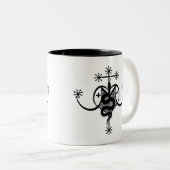 Marie-Laveau-Veve-Tasse Zweifarbige Tasse (VorderseiteRechts)