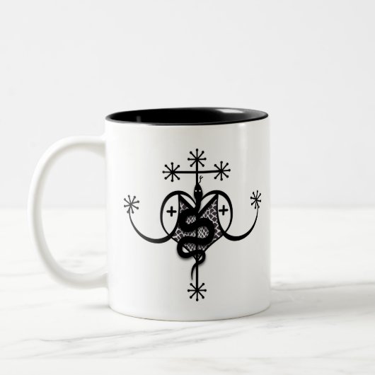 Marie-Laveau-Veve-Tasse Zweifarbige Tasse (Links)