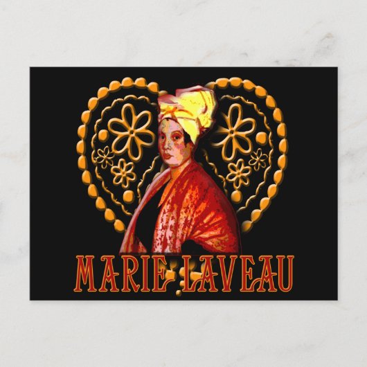 Marie Laveau Voodoo Hohepriestes Postkarte (Vorderseite)