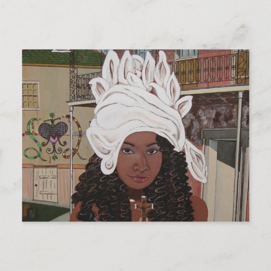 Marie Laveaux im französischen Viertel Postkarte (Vorderseite)