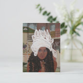 Marie Laveaux im französischen Viertel Postkarte (Stehend Vorderseite)