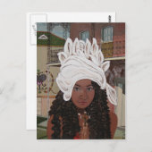 Marie Laveaux im französischen Viertel Postkarte (Vorne/Hinten)