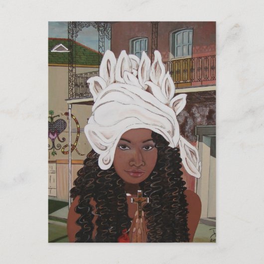 Marie Laveaux im französischen Viertel Postkarte (Vorderseite)