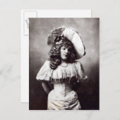 Marie Lloyd Postkarte (Vorne/Hinten)