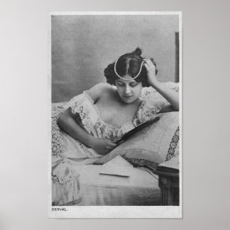 Marie-Louise Derval - Vintage Image Poster