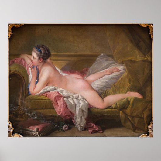 Marie-Louise O'Murphy Mistress - François Boucher Poster (Vorne)