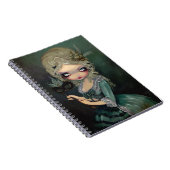 "Marie Maskerade-" Notizbuch Notizblock (Rechte Seite)