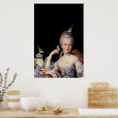 Marie mit Schlüssel und Schloss Poster (Küche)