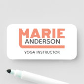 Marie Name Tag Namensschild (Beispiel)