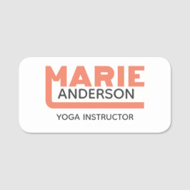 Marie Name Tag Namensschild