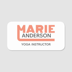 Marie Name Tag Namensschild