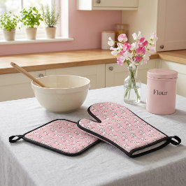 Marie Oven Mitt & Pot Holder Set