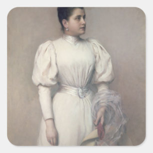 Marie Renard Quadratischer Aufkleber