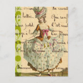 Marie Retro Collage Postkarte (Vorderseite)