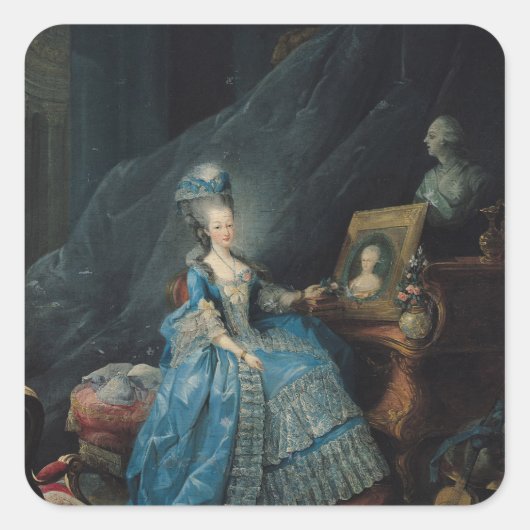 Marie-Therese de Savoie 1775 Quadratischer Aufkleber (Vorderseite)