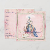 Marie und eine Schwan-Brautpartyeinladung Einladung (Vorne/Hinten)