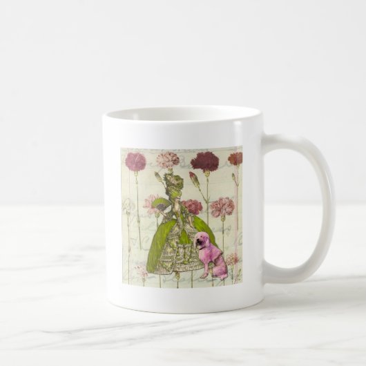 Marie und ihr Poodle Kaffeetasse (Rechts)