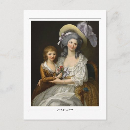 Marie-Victoire Lemoine #2 - Fine Art Postcard Postkarte (Vorderseite)