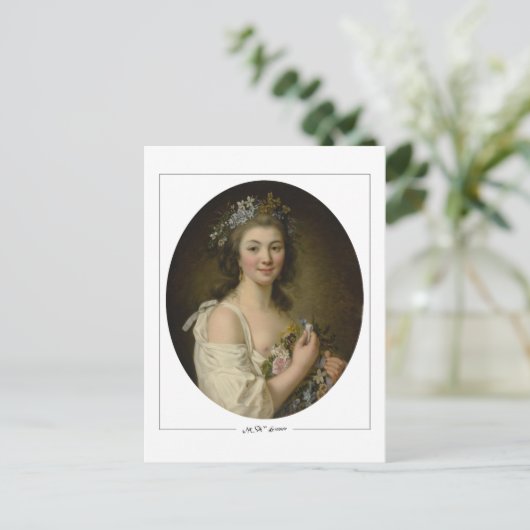 Marie-Victoire Lemoine #8 - Fine Art Postcard Postkarte (Stehend Vorderseite)