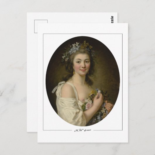 Marie-Victoire Lemoine #8 - Fine Art Postcard Postkarte (Vorne/Hinten)