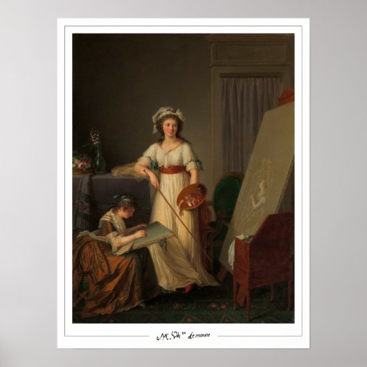 Marie-Victoire Lemoine Zedign Art Poster #1 (Vorne)