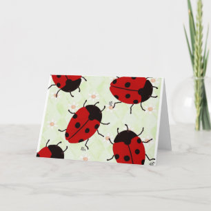 MARIEKÄFER FEIERTAGSKARTE