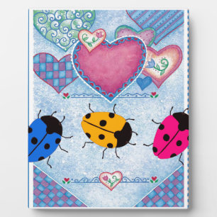 MARIEKÄFER FOTOPLATTE