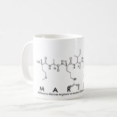 Marieke Peptidname Tasse (Vorderseite Links)