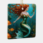 "Marielle" - Schöne TanzMeerjungfrau Keramikornament (Rechts)
