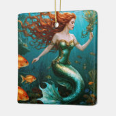 "Marielle" - Schöne TanzMeerjungfrau Keramikornament (Links)
