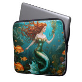 "Marielle" - Schöne TanzMeerjungfrau Laptopschutzhülle (Vorderseite Links)