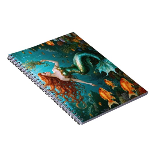 "Marielle" - Schöne TanzMeerjungfrau Notizblock (Rechte Seite)