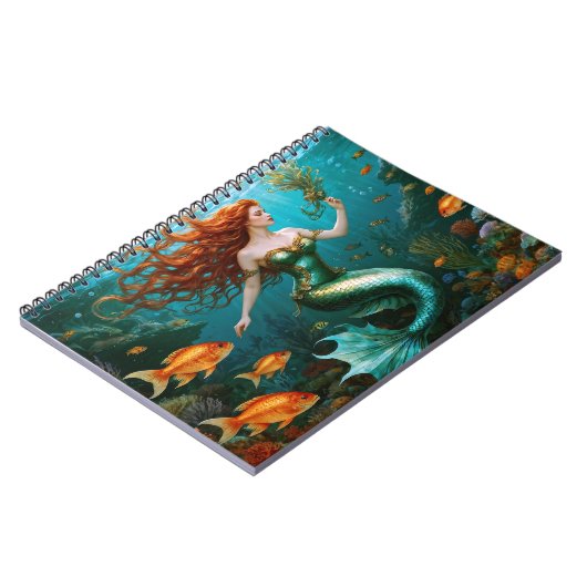 "Marielle" - Schöne TanzMeerjungfrau Notizblock (Linke Seite)