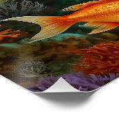 "Marielle" - Schöne TanzMeerjungfrau Poster (Ecke)