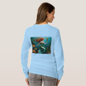 "Marielle" - Schöne TanzMeerjungfrau T-Shirt (Schwarz voll)