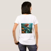 "Marielle" - Schöne TanzMeerjungfrau T-Shirt (Schwarz voll)